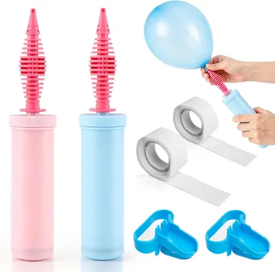 Produktbild von Luftballonpumpe – Set mit 2 Stück – Ballonpumpe mit Zubehör