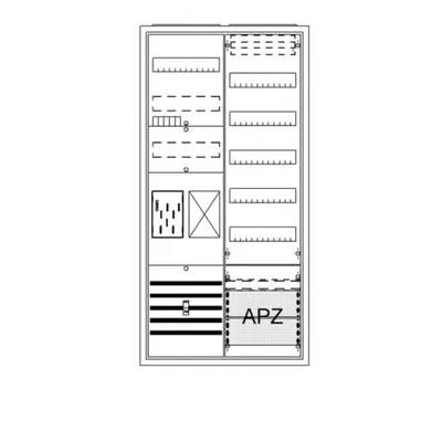 Produktbild von Komplettschrank APBKE-IA271Z1R1V5A2 1 Stück