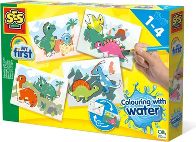 Immagine prodotto di Ses la mia prima colorazione con acqua - Dinos