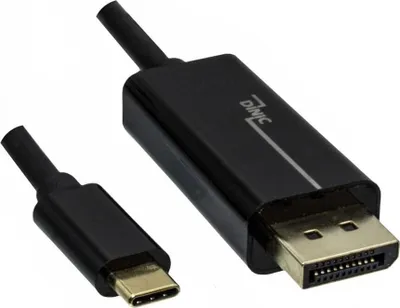 Produktbild von DINIC USB- C auf DisplayPort Adapter, 2 m, Schwarz