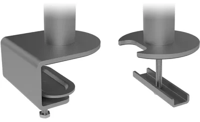 Produktbild von Dataflex Viewmate Monitorarm - Schreibtisch 642, Klemme /Bolzen, 15 kg, 0 mm (0"), 71,4 cm (28.1"), 100 x 100 mm, Silber