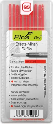 Produktbild von Cimco 212157 Tieflochmarkierer II Ersatzminen Rot 10 St