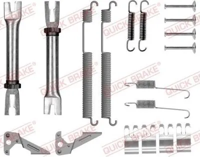 Produktbild von QUICK BRAKE Zubehörsatz Bremsbacken 105-0053S Hinten für SKODA Rapid Spaceback (NH1)