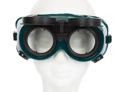 Produktbild von Toolland Klappbare Schweißbrille für klare Sicht, mit kratzfesten und beschlagfreien Linsen,