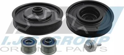 Produktbild von IJS GROUP 17-1031KSET Riemenscheibe Kurbelwelle für RENAULT MEGANE III Grandtour (KZ0/1) 150,9mm 155,0mm