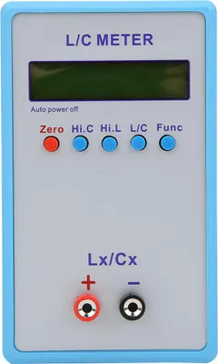 Obrázek produktu pro Měřič indukčnosti a kapacity, LC 200A LCD displej, přenosný digitální LCR měřič, multifunkční elektrický LCR multimetr pro elektronické návrhy, údržbu