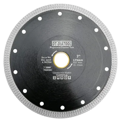 Productafbeelding van Diamantzaagblad van 175 mm met X Mesh Turbo voor tegels, marmer, graniet en keramiek