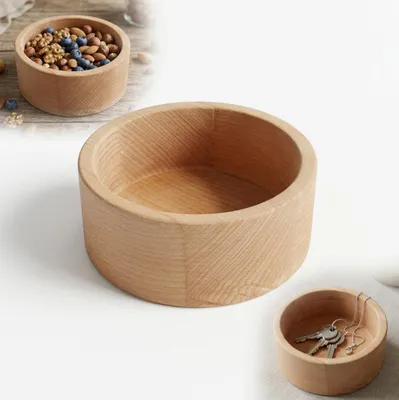 Zdjęcie produktu dla MISKA BUKOWA 15 cm olejowana DREWNIANA okrągła handmade uniwersalna