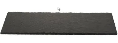 Produktbild von Rechteckiges Schiefer-Kerzentablett/Kerzenteller - 13 x 40 cm