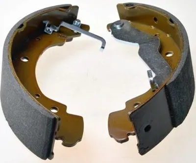 Produktbild von DENCKERMANN Bremsbackensatz Trommelbremse Hinten für VW Transporter IV Bus (70B, 70C, 7DB, 7DK, 70J, 70K, 7DC, 7DJ) B120036