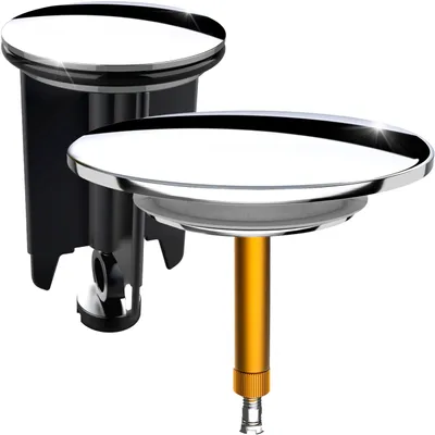 Produktbild von M. Rosenfeld Home Badewannenstöpsel Universal 72 mm und Waschbeckenstöpsel 40mm Premium Universal Set