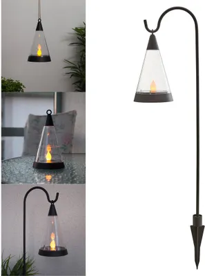 Produktbild von Star Trading 480-39, Schwarz, Transparent, Ambiente, IP44, Flexibel, 1 Glühbirne(n), LED