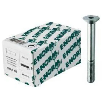 Produktbild von 500 Stück E-NORMpro DIN 7991 8.8 galZn M6 x 25 HP (Senkschrauben)
