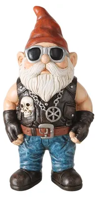 Produktbild von Boltze Dekofigur Rocker Zwerg MANNE aus Kunstharz, mehrfarbig, 27,5 cm hoch