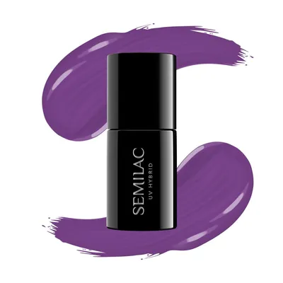 Zdjęcie produktu dla Semilac Lakier Hybrydowy 129 Violet Bliss - 7 Ml