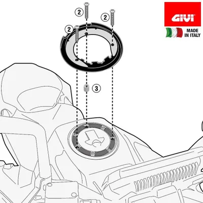 Immagine prodotto di Flangia serbatoio Tanklock/TanklockED GIVI BF33