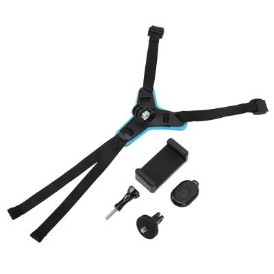 Zdjęcie produktu dla Uchwyt na kask motocyklowy z uchwytem na telefon, uchwyt na podbródek kasku motocyklowego, uchwyt na podbródek kasku motocyklowego, uchwyt na pasek na podbródek kasku, akcesorium do uchwytu kamery sportowej, uchwyt na podbródek kasku