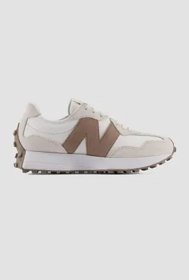 Productafbeelding van New Balance W327 sportieve veterschoen, beige, maat 37.5