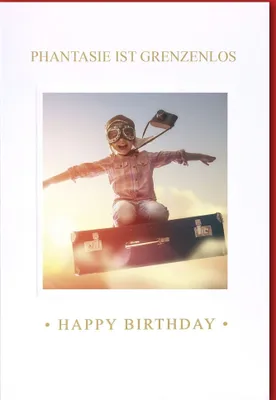 Produktbild von Geburtstag - Glückwunschkarte im Format 11,5 x 17 cm mit Umschlag