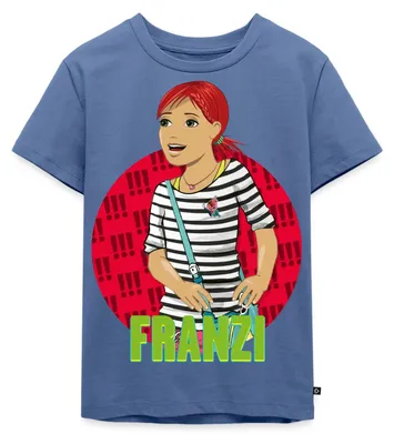 Produktbild von Spreadshirt Die Drei Ausrufezeichen Franzi Kinder Premium T-Shirt, 98/104 (2 Jahre), Taubenblau