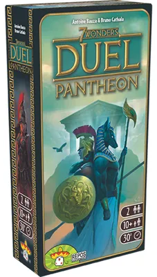 Obrázok produktu pre Repos Production 7 Wonders Duel – Pantheon, Stolová hra, Vojna, 10 rok / roky