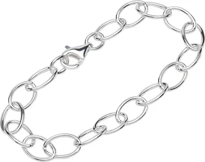 Produktbild von Armband 925 Sterling Silber 19cm Gliederkette Damen Armbandkette designer Kette