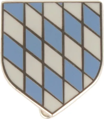 Hutanstecker bayerisches Wappen von Hut-Breiter in bunt