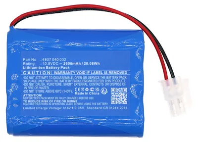 Image de CELLONIC 1x Batterie pour Domotique / Smart Home Compatible avec Becker 2447-3007-520, 2447-3031-01, 2447-3092, 2006 060 012 0 - (2600mAh, 10.8V)