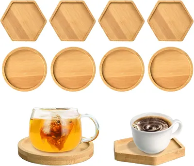 Produktbild von Untersetzer – Set mit 8 Stück – Bambus