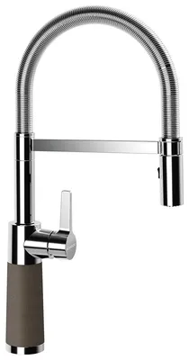 Produktbild von SCHOCK Armatur SC-550 in BRONZE mit Spiralfederauslauf / CRISTADUR®