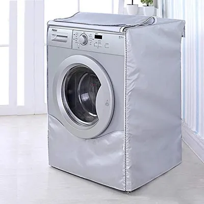 Produktbild von Waschmaschinendeckel, Waschmaschinentrocknerdeckel, 85 × 60 × 55 cm, mit Reißverschluss, wasserdicht, staubdicht, UV-beständig, alterungsbeständig