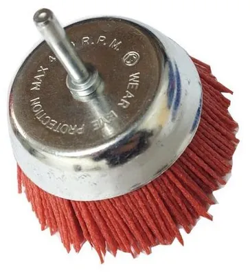 Produktbild von Magma Nylon-Stirnbürste 100 mm Bohrmaschine 6 mm Schaft