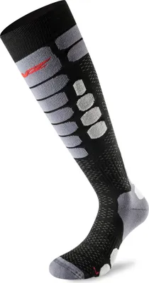 Produktbild von Lenz Skiing 5.0 Socken Farbe: Schwarz/Grau, Grösse: 35-38