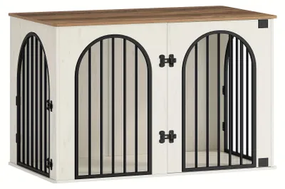 Immagine prodotto di Trasportino per cani - Trasportino - Gabbia per cani - Cuccia per cani - Trasportino per animali - Pieghevole - 3 porte - Design moderno