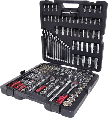 Produktbild von Zestaw nasadek KS Tools 1/4 +3/8 +1/2 216 CHROMEplus