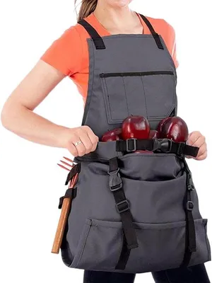 Produktbild von Gartenschürze mit Taschen - Wasserabweisend - 58,4 x 86,4 cm - Grün
