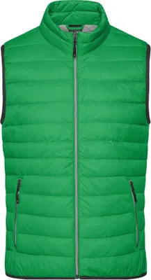 Produktbild von Leichte Daunenweste im klassischen Design fern-green/silver, Gr. L