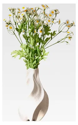 Produktbild von Keramikvase im Boho-Stil in Beige für moderne Dekoration, minimalistische skandinavische Vasen für Wohnzimmer, Schlafzimmer, Hochzeiten und Kamindekoration