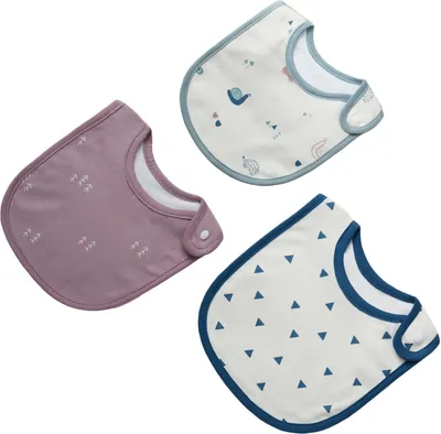 Produktbild von 3 Stück Baby-Speicheltuch aus Baumwolle, Speicheltuch für Säuglinge 19x27.5cm, Modell: C