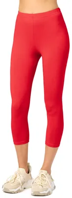 Image de Merry Style Leggings 3/4 pour femmes en coton MS10-199 (rouge, XL)