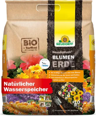 Produktbild von Neudorff NeudoHum BlumenErde 10L - torffreie  Erde, für Innen und Außen