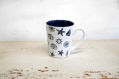 Produktbild von Kaffeetasse Becher Tasse Teetasse Keramik 250ml Maritim