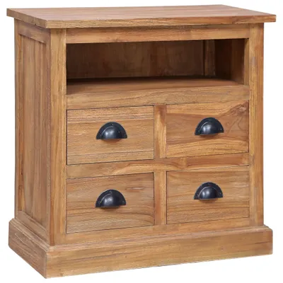 Produktbild von Beistellschrank 60 x 30 x 60 cm Massivholz Teak