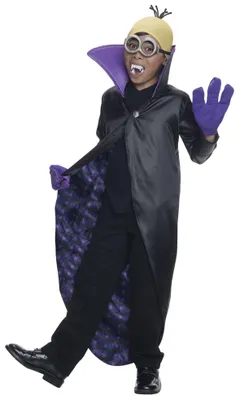 Produktbild von Minion Dracula - Vampir Kinderkostüm Halloween Kindergröße: 116