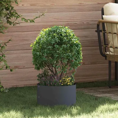 Zdjęcie produktu dla Maison Exclusive – donica na rośliny antracytowa 30 x 30 x 20 cm Stal walcowana na zimno