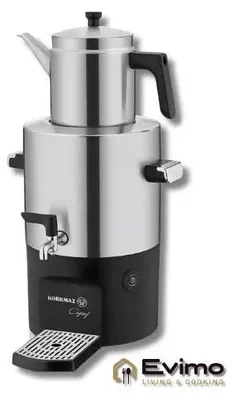 Image de Korkmaz Samovar inox satin 5000 ml, 2000 W, hauteur 52 cm