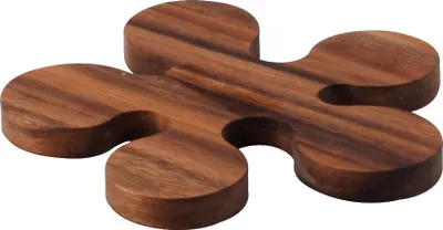 Immagine prodotto di CONTINENTA Untersetzer, Akazie Ø16x1,2 cm 4881 4017167488103 Vorteilset – 4 Stück – inkl. 4 Edelstahl-Trinkhalme