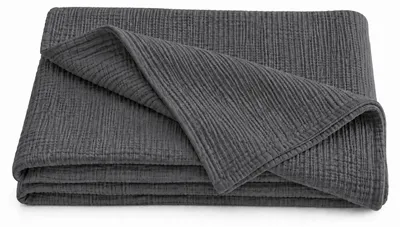 Produktbild von Heimtexland Musselin Sommerdecke kuschelweich atmungsaktiv Typ931 Grau