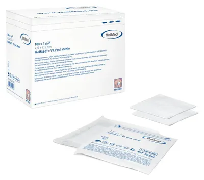 Immagine prodotto di Maimed VK Pad compresse in tessuto non tessuto sterili 5x5 cm 100 pz