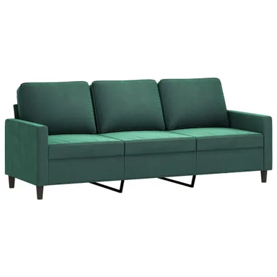 Produktbild von 3-Sitzer-Sofa Dunkelgrün 180 cm Samt